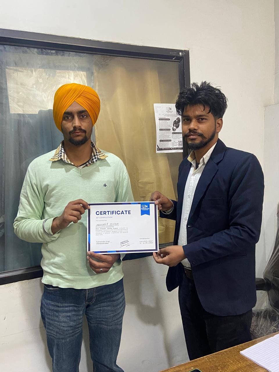 Successful Completion of Web Development Program – Certificate Award Ceremony